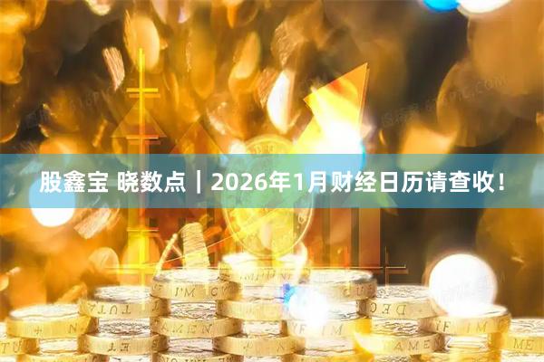 股鑫宝 晓数点｜2026年1月财经日历请查收！